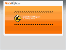 Tablet Screenshot of explicite-art-blog.com